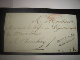 France1808 Empire  Lettre Du Minitre De La Marine Et  Des Colonies Cachet Aigle Imperial + Griffe Rouge AF!!!!! - Keizerarend