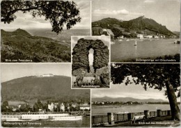 AK Rolandsbogen, Siebengebirge, Drachenfels, Petersberg, Gel 1960 - Drachenfels