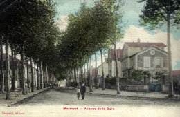 D77 - MORMANT - AVENUE DE LA GARE  - (carte Toilée) - Mormant