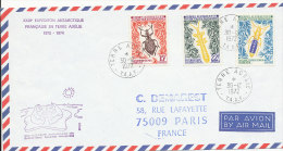 E 223 / TAAF SUR LETTRE  TERRE. ADELIE  XXIII° EXPEDITION ANTARTIQUE  1972-1974 - Cartas & Documentos