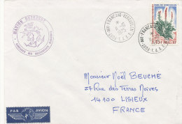 E 228/ TAAF SUR LETTRE  MARION DUFRESNE  PORT AUX FRANCAIS  KERGUEUEN  -  -1975 - - Lettres & Documents