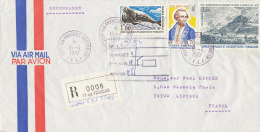 E 239 / TAAF SUR   LETTRE  RECOMMANDEE  - PORT AUX FRANCAIS  KERGUELEN  -1977- - Storia Postale