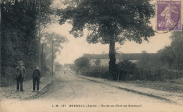 ( CPA 94 )  BONNEUIL  /  Route Du Pont De Bonneuil  - - Bonneuil Sur Marne