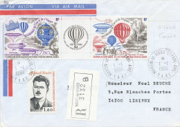 E 264 / TAAF  SUR  LETTRE RECOMMANDEE -MARTIN DE VIVIES  ST PAUL -1974- - Lettres & Documents