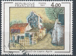 FRANCE Tableau. YVERT N° 2297 (used) Oblitéré. Utrillo. Le Lapin Agile - Oblitérés