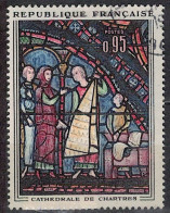 FRANCE Tableau.Yvert N° 1399 (used) Oblitéré.Vitrail De Chartres - Used Stamps