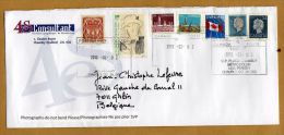 Enveloppe Périgny Chamely To Ghlin Belgique - Cartas & Documentos