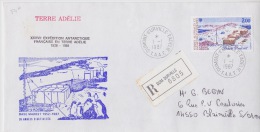 Terre Adelie 1-1-1987 Base Marret  37ieme Expedition - Lettres & Documents