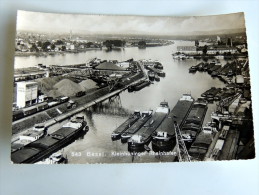 Carte Postale Ancienne : BASEL : Kleinhüninger Rheinhafen - Autres & Non Classés