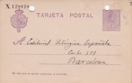 00031 Entero Postal Madrid A Barcelona 1924 - 1850-1931