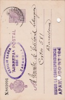 00028 Entero Postal De Zaragoza A Barcelona 1924 - 1850-1931