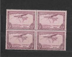 COB 13 ** Et * Bloc De 4 Trace De Charnière Légère Sur Deux Timbres - Unused Stamps