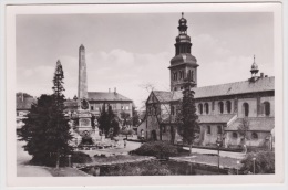 (RECTO / VERSO)  WORMS AM RHEIN - LUDWIGSPLATZ UND MARTINSKIRCHE - CACHET DU CAFE UND SCHNELLIMBISS - Worms