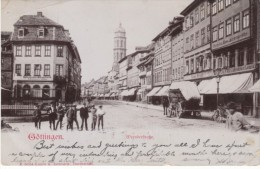 Goettingen Germany, Göttingen, Weenderstrasse Street Scene C1900s Vintage Postcard - Göttingen