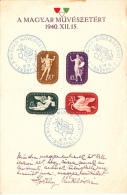 THE HUNGARIAN WORKSHOP EXPOSITION, 1940, HUNGARY - Paketmarken