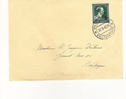 N° 724F (Léopold III ) Sur Doc.  Obl Martelange  30/09/1948 (côte Sur Doc.: 75€) - 1946 -10%