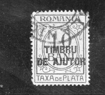 1915 - Timbres - Taxe Avec Surcharge TIMBRU DE AJUTOR Yv  43 - Strafport