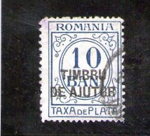 1915 - Timbres - Taxe Avec Surcharge TIMBRU DE AJUTOR Yv  43 - Strafport