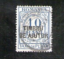 1915 - Timbres - Taxe Avec Surcharge TIMBRU DE AJUTOR Yv  43 - Strafport