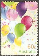 AUSTRALIA - DIECUT - USED 2012 60c Precious Moments - Balloons - Oblitérés