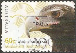 AUSTRALIA - DIECUT - USED 2012 60c  Australian Zoos -  Healsville Sanctury Vic. Wedge-Tailed Eagle - Bird - Oblitérés