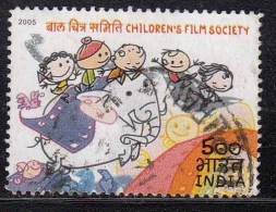 India Used 2005, Childrens Film Society, , Cinema, Elephant,  (image Sample) - Used Stamps