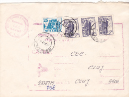 NICE FRANKING ON COVER, CARAS - SEVERIN, C.E.C,   ROMANIA - Briefe U. Dokumente