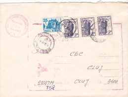 NICE FRANKING ON COVER, CARAS - SEVERIN, C.E.C,   ROMANIA - Brieven En Documenten