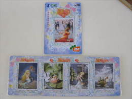 China Netcom Prepaid Phonecard,Special Issued Die-cut Phonecard,stamps Of Anderson Fairy Tales,mint - Timbres & Monnaies