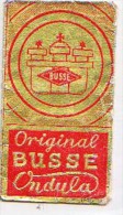 RAZOR BLADE RASIERKLINGE ORIGINAL BUSSE ONDULA IN RED GOLD COLOR Nicht Ohne Rasierer Gefüllt - Hojas De Afeitar