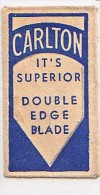 RAZOR BLADE RASIERKLINGE CARLTON  IT'S SUPERIOR DOUBLE EDGE BLEDE  Nicht Ohne Rasierer Gefüllt - Razor Blades