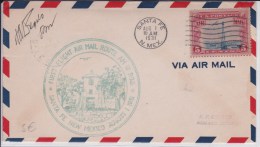 USA - 1931 - POSTE AERIENNE - ENVELOPPE AIRMAIL De SANTA FE ( NEW MEXICO ) FIRST FLIGHT AIR MAIL ROUTE - 1c. 1918-1940 Lettres