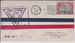 USA - 1928 - POSTE AERIENNE - ENVELOPPE AIRMAIL De SALT LAKE CITY ( UTAH ) FIRST FLIGHT - 1c. 1918-1940 Briefe U. Dokumente
