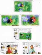 CROAZIA (CROATIA) - CHIP  - HPT 2000 HRVATSKA  LUTRIJA: COMPLET SET OF 3      - USED -  RIF. 6743 - Coccinelle