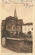 Le Bois D Oingt L Abside De L Eglise - Le Bois D'Oingt