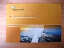 Cyprus Philatelic Information 2012 Cyprus Presidency Of The Council Of The EU 2012 - Covers & Documents