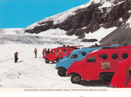 CPSM CANADA @ JASPER - Snowmobiles At Columbia Icefield @ Alberta - Auto Old Car - Jasper