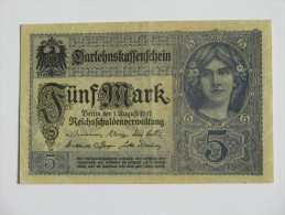 5 Fünf  Mark  -  Berlin 1917  - Germany  -. - 5 Mark