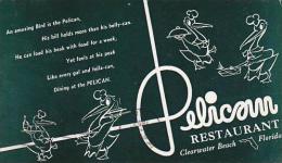 Florida Clearwater Beach Pelican Restaurant 1957 - Clearwater