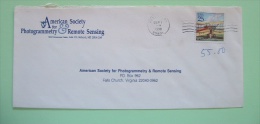 USA 1990 Cover To Virginia - Photogrammetry Remote Sensing - Plane - International Postal Congress - Other & Unclassified