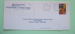 USA 1993 Cover From Hartford - Space Fantasy - Remote Sensing - Briefe U. Dokumente