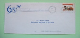 USA 1994 Cover From Los Angeles - Train - Geography Logo - Stamp Festival Slogan - Lettres & Documents