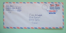 USA 1994 Cover White River Junction VT To France - Flags - White House - Storia Postale