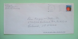 USA 1996 Cover To Richmond - Fruit Peach - Lettres & Documents