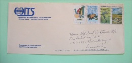 USA 2000 Cover To Denmark - Hope For Crippled, Medecine - Bear Mountain - Wetlands Heron Bird - Grasslands Habitats - Cartas & Documentos