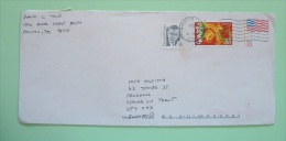 USA 2000 Stationery To England - Flag - Chineese New Year Dragon - Dennis Chavez - Briefe U. Dokumente