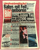 BILD-Zeitung Vom 6. November 1993 : Unheimlich : Babys Mit Fell Geboren - Stich Ausgepfiffen / Boris Draußen - Sonstige & Ohne Zuordnung