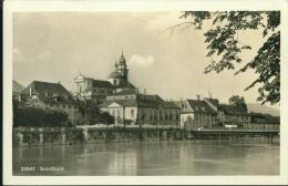 Solothurn Panorama Brücke Geschäft Miller Kirche Häuser Sw 10.1934 - Sonstige & Ohne Zuordnung