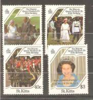 Saint Kitts 1986 United Nations Anniversary Set MNH (4) - St.Kitts En Nevis ( 1983-...)