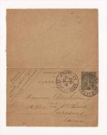 Carte Lettre Semeuse 1918 - Kartenbriefe